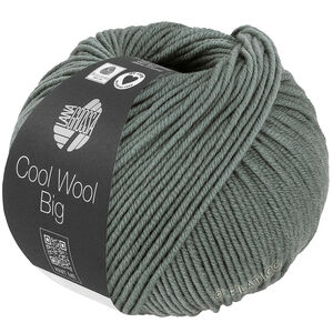 Lana Grossa COOL WOOL Big  Uni/Melange | 1040-grågrön