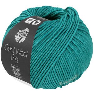 Lana Grossa COOL WOOL Big  Uni/Melange | 1043-turkosgrön