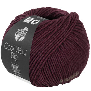 Lana Grossa COOL WOOL Big  Uni/Melange | 1044-svartröd