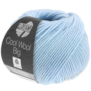 Lana Grossa COOL WOOL Big  Uni/Melange | 0604-ljus blå