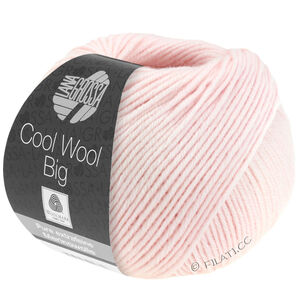 Lana Grossa COOL WOOL Big  Uni/Melange | 0605-mjuk rosa