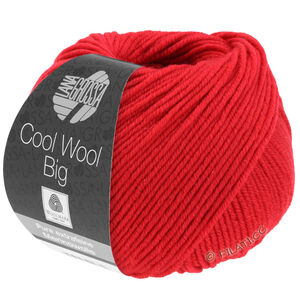 Lana Grossa COOL WOOL Big  Uni/Melange | 0648-karmosinröd