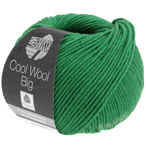 Lana Grossa COOL WOOL Big  Uni/Melange | 0939-mörk grön