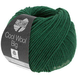 Lana Grossa COOL WOOL Big  Uni/Melange | 0949-flaskgrön