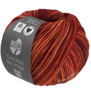 Lana Grossa COOL WOOL Big Vintage | 7188-lax/orange/rost/burgund