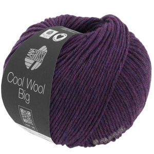 Lana Grossa COOL WOOL Big Mélange (We Care) | 1604-mörk violett melerad