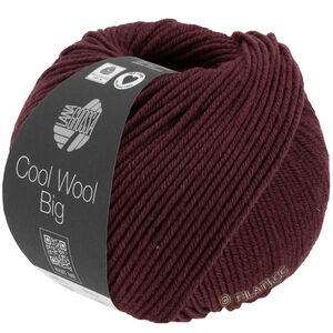 Lana Grossa COOL WOOL Big Mélange (We Care) | 1606-svartröd melerad