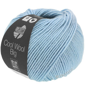 Lana Grossa COOL WOOL Big Mélange (We Care) | 1620-ljus blå melerad