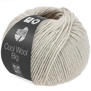 Lana Grossa COOL WOOL Big Mélange (We Care) | 1691-grège/beigegrå melerad