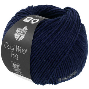 Lana Grossa COOL WOOL Big Mélange (We Care) | 1694-nattblå melerad