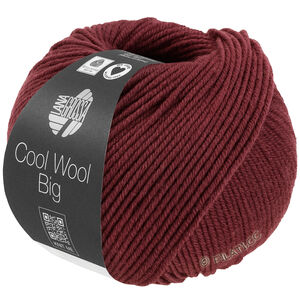 Lana Grossa COOL WOOL Big Mélange (We Care) | 1700-vinröd melerad