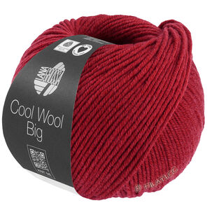 Lana Grossa COOL WOOL Big Mélange (We Care) | 1701-körsbärsröd melerad