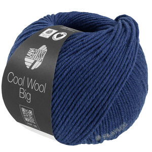Lana Grossa COOL WOOL Big Mélange (We Care) | 1704-mörk blå melerad