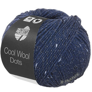 Lana Grossa COOL WOOL Dots | 02-mörk blå