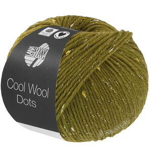 Lana Grossa COOL WOOL Dots | 07-olivgrön