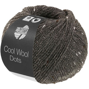 Lana Grossa COOL WOOL Dots | 10-mörk grå