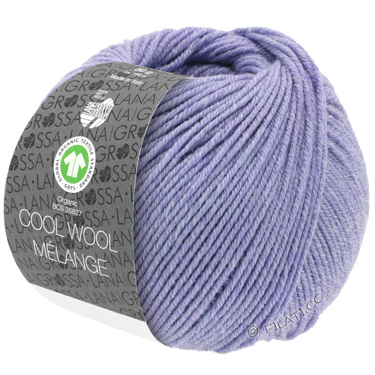 Lana Grossa COOL WOOL Melange (GOTS) | 101-syren melerad