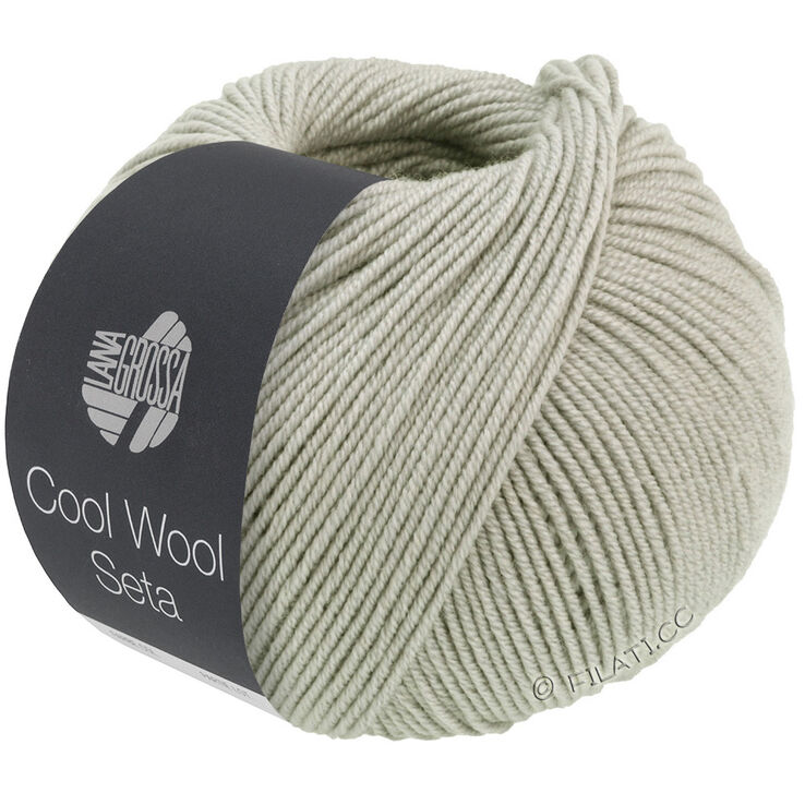 Lana Grossa COOL WOOL Seta | 05-sidengrå