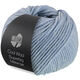 Lana Grossa COOL WOOL Superbig Mélange | 206-ljus blå melerad