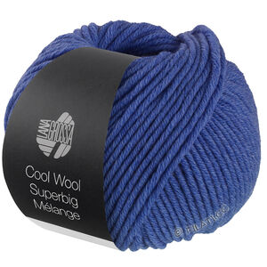 Lana Grossa COOL WOOL Superbig Mélange | 207-blå melerad