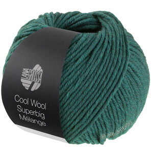Lana Grossa COOL WOOL Superbig Mélange | 210-mörk grön melerad