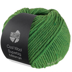 Lana Grossa COOL WOOL Superbig Mélange | 211-grön melerad