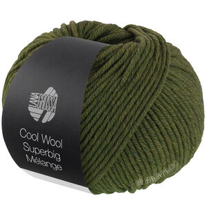 Lana Grossa COOL WOOL Superbig Mélange | 212-oliv melerad