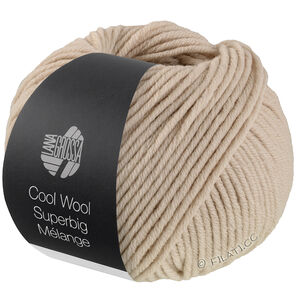 Lana Grossa COOL WOOL Superbig Mélange | 214-beige melerad