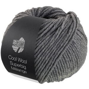 Lana Grossa COOL WOOL Superbig Mélange | 217-mörk grå melerad