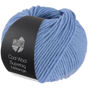 Lana Grossa COOL WOOL Superbig Mélange | 224-himmelblå melerad