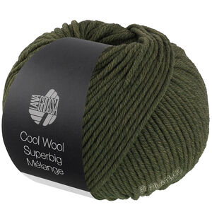Lana Grossa COOL WOOL Superbig Mélange | 228-lodengrön melerad
