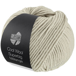 Lana Grossa COOL WOOL Superbig Mélange | 231-ljus grå melerad