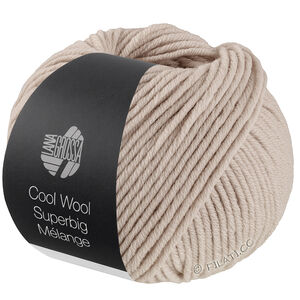 Lana Grossa COOL WOOL Superbig Mélange | 232-gråbeige melerad