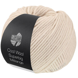 Lana Grossa COOL WOOL Superbig Mélange | 233-grège/beigegrå melerad
