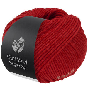 Lana Grossa COOL WOOL Superbig | 09-röd