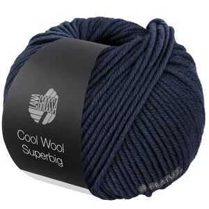 Lana Grossa COOL WOOL Superbig | 16-ultramarinblå