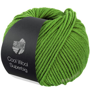 Lana Grossa COOL WOOL Superbig | 25-majgrön