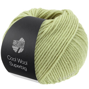 Lana Grossa COOL WOOL Superbig | 27-blekgrön