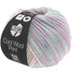 Lana Grossa COOL WOOL Print | 792-ljus grå/mint/syren/blekrosa