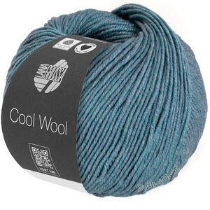 Lana Grossa COOL WOOL Mélange (We Care) | 1433-duvblå melerad