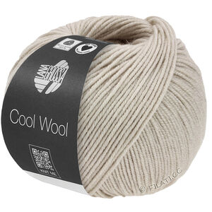 Lana Grossa COOL WOOL Mélange (We Care) | 1491-grège/beigegrå melerad