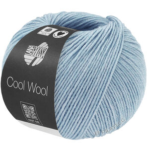 Lana Grossa COOL WOOL Mélange (We Care) | 1502-ljus blå melerad