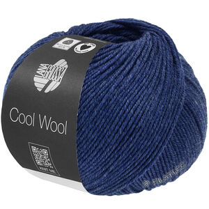 Lana Grossa COOL WOOL Mélange (We Care) | 1504-mörk blå melerad