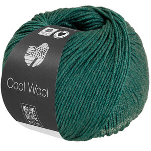 Lana Grossa COOL WOOL Mélange (We Care) | 1505-mörk grön melerad