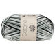 Lana Grossa COTONE Print/Spray/Mouliné | 317-vit/silvergrå/mörk grå/svart