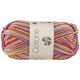 Lana Grossa COTONE Print/Spray/Mouliné | 364-lila/grågrön/gul/mörk pink