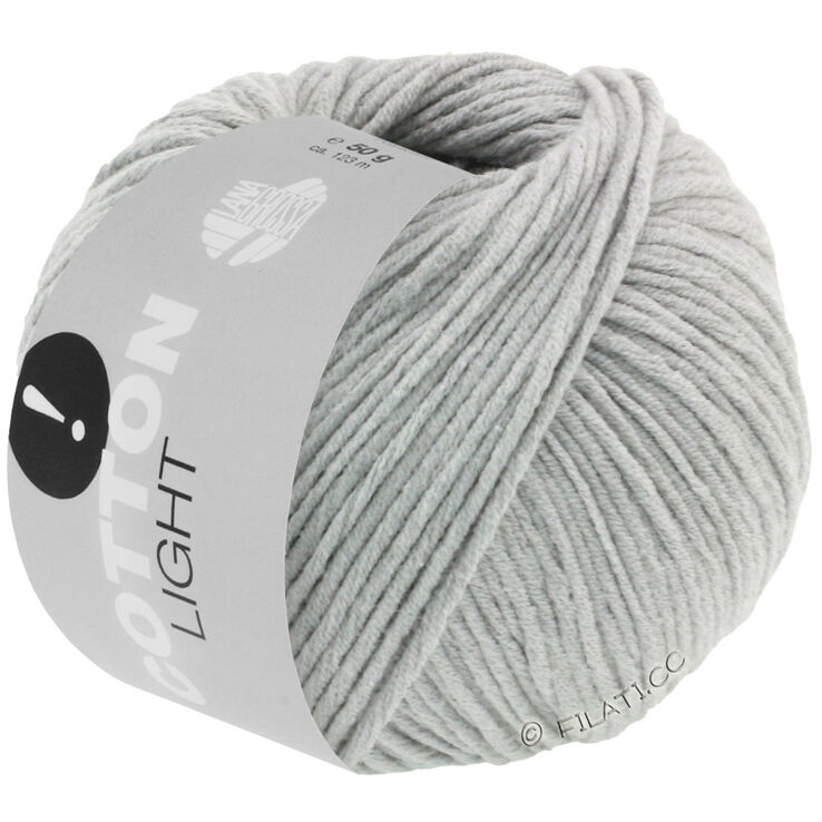 Lana Grossa COTTON LIGHT | 04-ljus grå