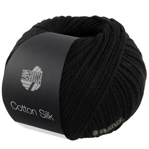 Lana Grossa COTTON SILK | 12-svart