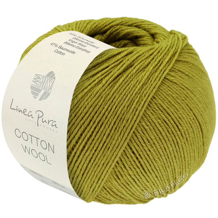 Lana Grossa COTTON WOOL (Linea Pura) | 35-pistasch