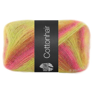Lana Grossa COTTONHAIR | 107-limett/neonpink/fuchsia/brun/orange/citrusgul